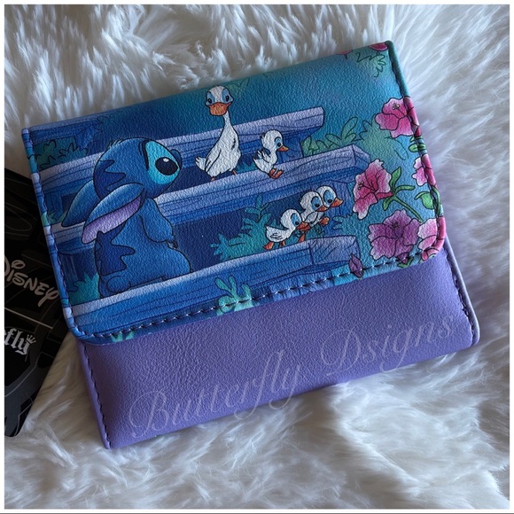Loungefly Bags Loungefly Disney Stitch And Ducklings Faux Leather